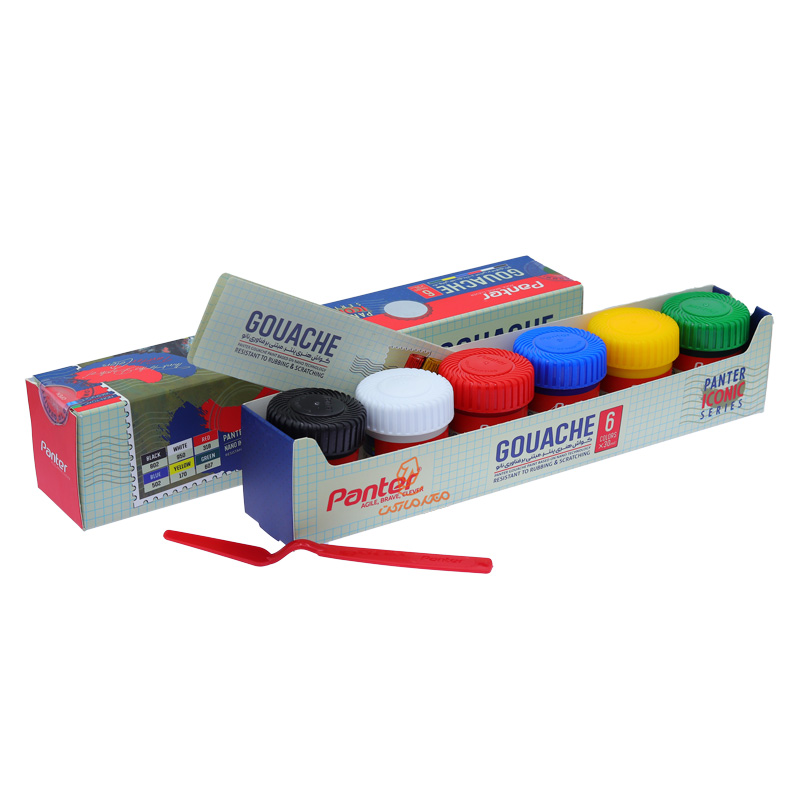 گواش 6 رنگ هنری GP711-714 نانو پنتر PANTER