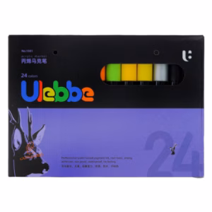 ماژیک اکریلیک 24 رنگ ULEBBE