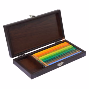 مداد رنگی 12 رنگ طیف طبیعت فابر کاستل FABERCASTELL به همراه جعبه چوبی