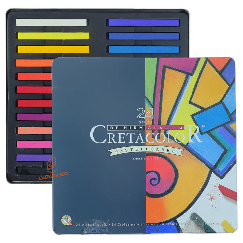 گچ پاستل 24 رنگ 48024 کرتاکالر CRETACOLOR