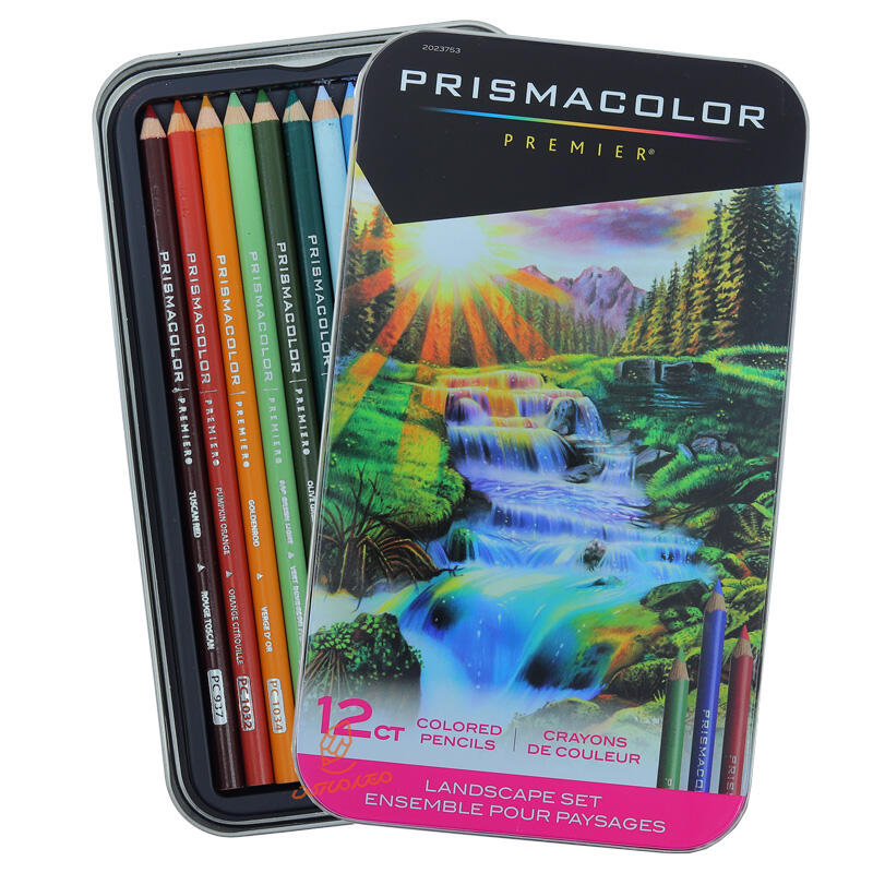 مداد رنگی 12 رنگ مدل منظره پریسما کالر PRISMACOLOR